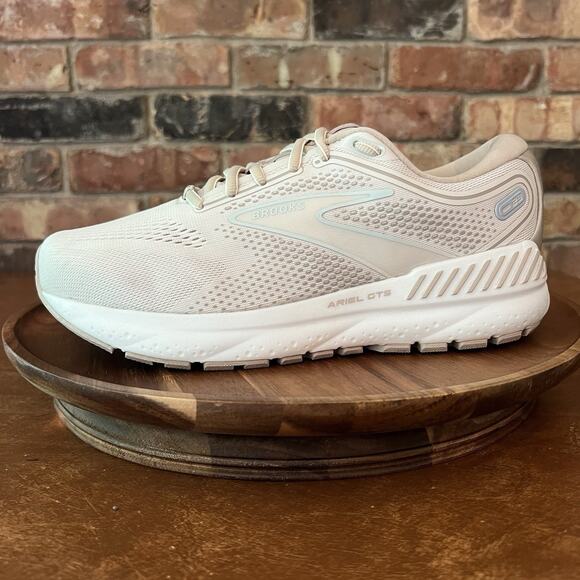 Brooks Ariel GTS 23 Supportive Cream Womens 8.5 2E Road Running Shoes Sneakers - Picture 13 of 16